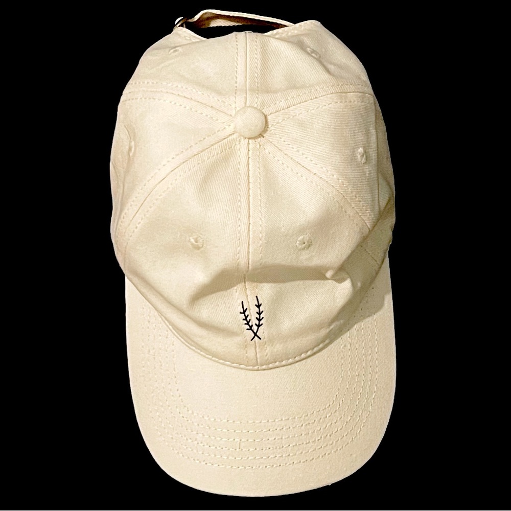 Cream Colored Unisex Lifestyle Cap